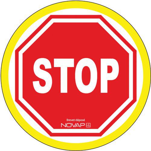 High-visibility prohibition sign - Stop - Rigid - Novap