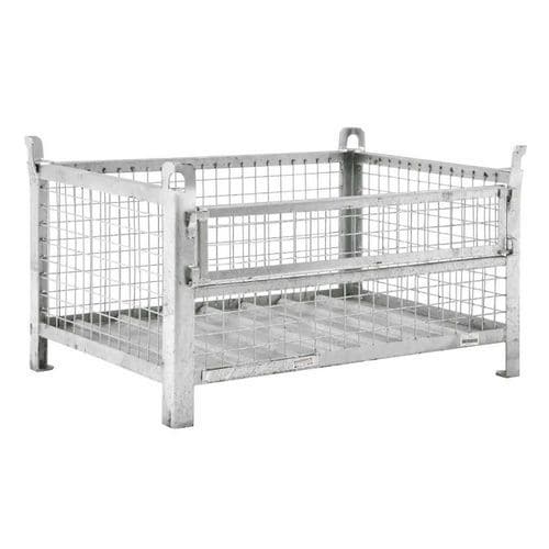 Stackable Mesh Stillage - Half Front Drop