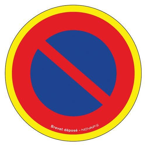 High-visibility prohibition sign - No parking - Rigid - Novap