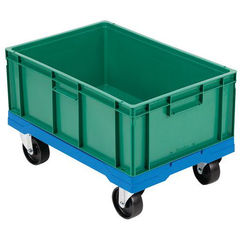 250-kg dolly with 39-l European-standard container- Manutan Expert