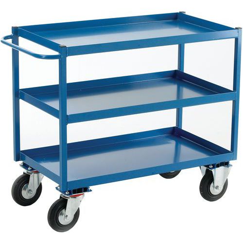 Heavy Duty 3 Shelf Tray Trolley