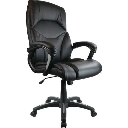 Calder High Back PU Leather Executive Office Chair - Office Furniture