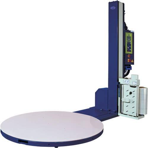 Semi-Automatic Pre-Stretch Pallet Turntable Wrapper & Scales - Optimax