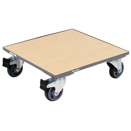 Wooden dolly - Capacity 500 kg - Manutan Expert