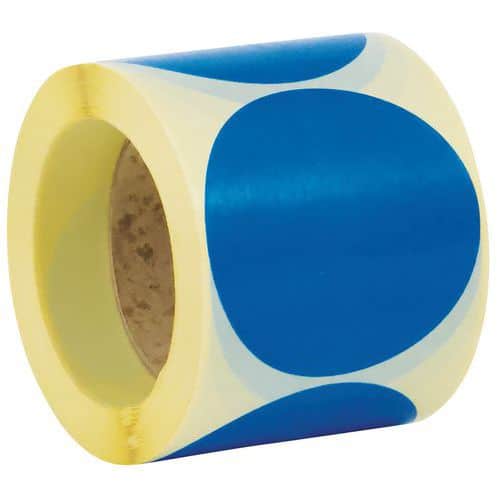 Roll of removable adhesive dots, dia. 90 mm - Manutan