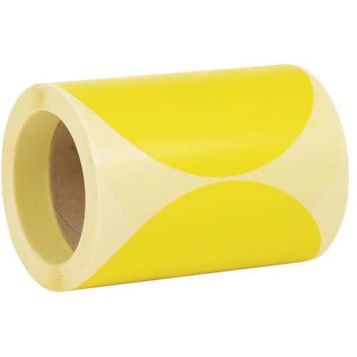 Roll of removable adhesive dots, dia. 150 mm - Manutan