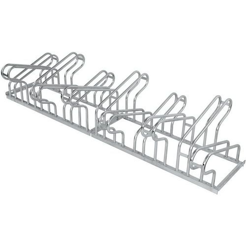 Cycle Rack for 6 to 12 Bicycles - Double-Sided - Steel - 64mm Tyres