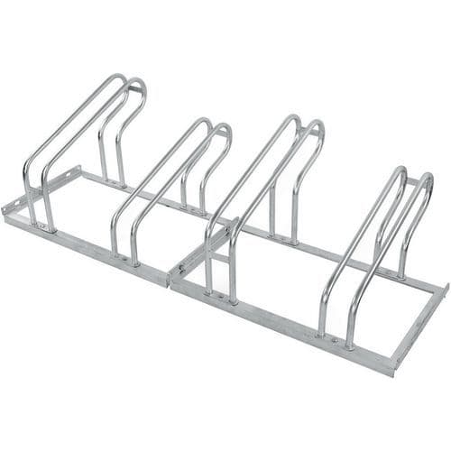 Cycle Rack for 2 to 6 Bicycles - Single-Sided - Steel - 64mm Tyres