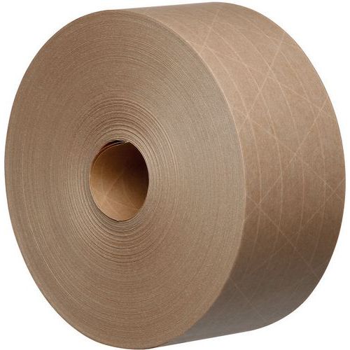 Kraft Brown Tape - Reinforced Water Activated Gummed Roll