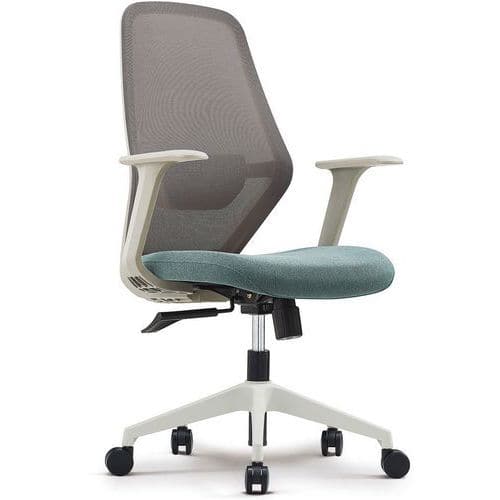 Mesh High Back Ergonomic Home/Office Chair - Black Or Teal - Orbit