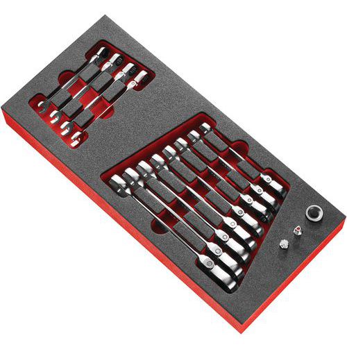 Foam module for 12 x flex 467 spanners - Facom