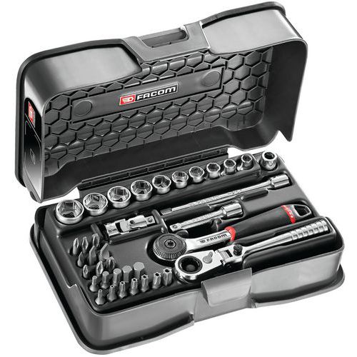 R.161-6P6HX 1/4 socket set - Facom