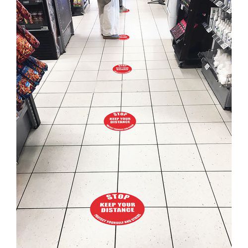 Crowd Control Line Marking Kit For Social Distancing