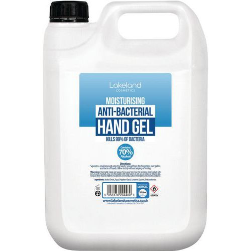 5L Hand Sanitiser Gel - Moisturising Non-Sticky Formula - 70% Alcohol