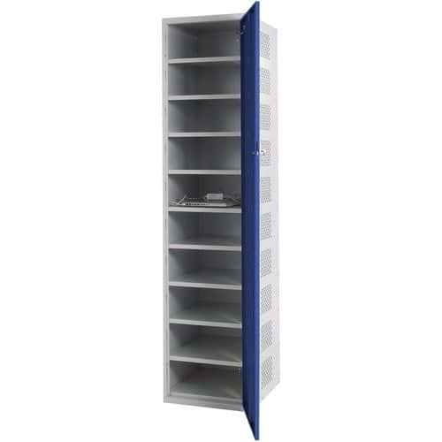 Laptop Charging Lockers With Multiple Compartments And Doors