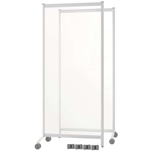 Mobile protective partition - Pack of 2 - Height 170 cm - Paperflow