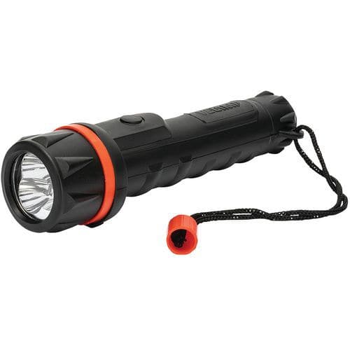 Unbreakable rubber torch, 3 LEDs