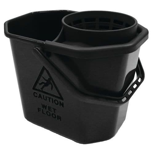 Bucket with wringing system - 12 l and 15 l - Manutan Expert