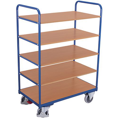 Tall trolley with five shelves - SW series