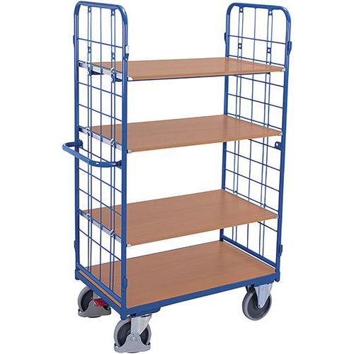 Tall trolley with four shelves - SW series