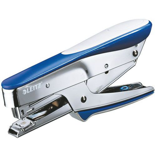 Stapler in housing - dark-blue metallic - 15 sheets - Leitz