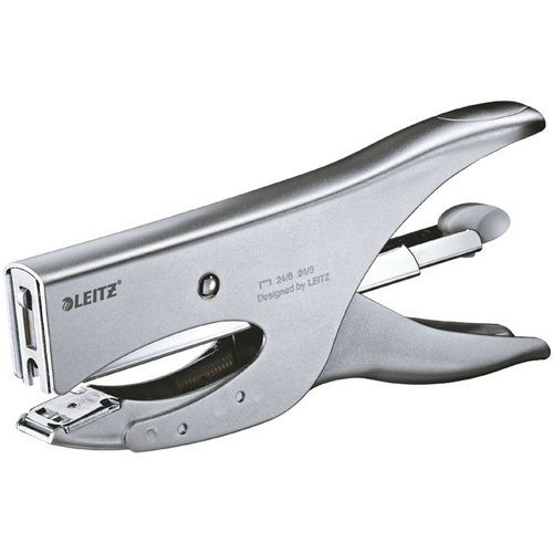 Leitz stapling pliers, silver casing