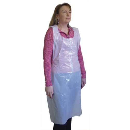 Disposable Polythene Aprons Pack of 600 White