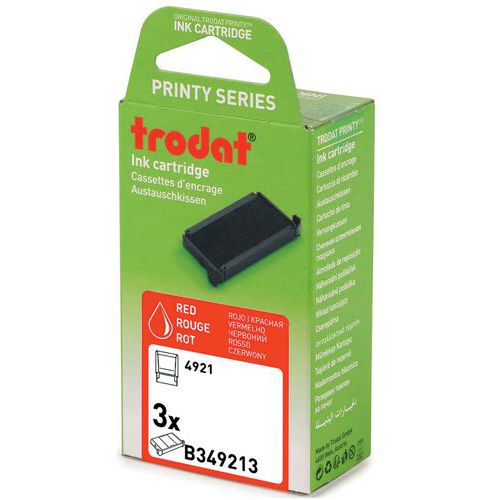 Box of 3 replacement ink pads 6/4921 - Trodat