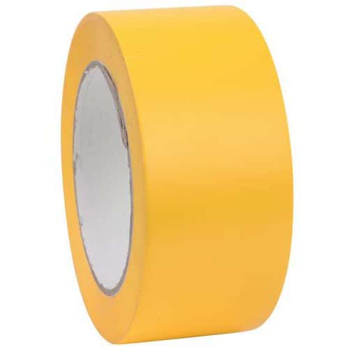 Floor-marking tape for social distancing - Yellow - Dancop