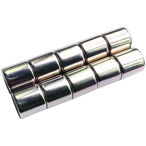 Extra-strong magnet - 10 mm, set of 10 - Manutan Expert