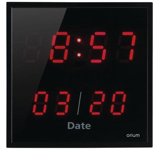 Red LED clock - Orium