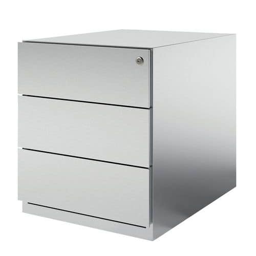 Mobile metal filing cabinet - Low - Bisley