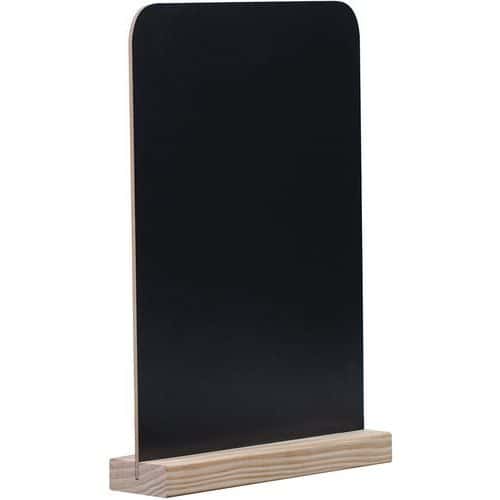 Wooden chalkboard table display stand - A4 or A5 - Bi-Silque