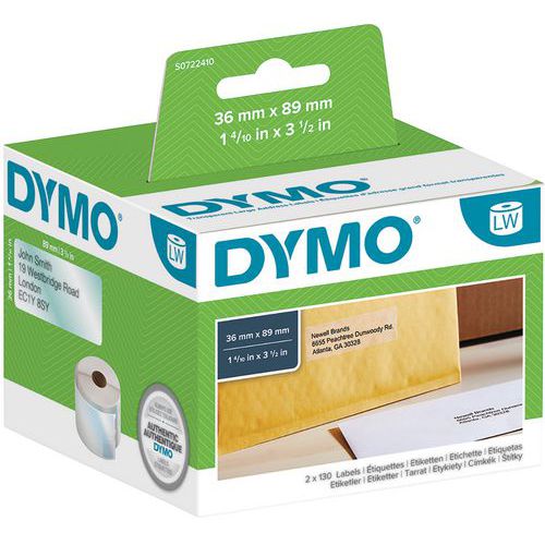 Labels for Dymo LabelWriter label printers