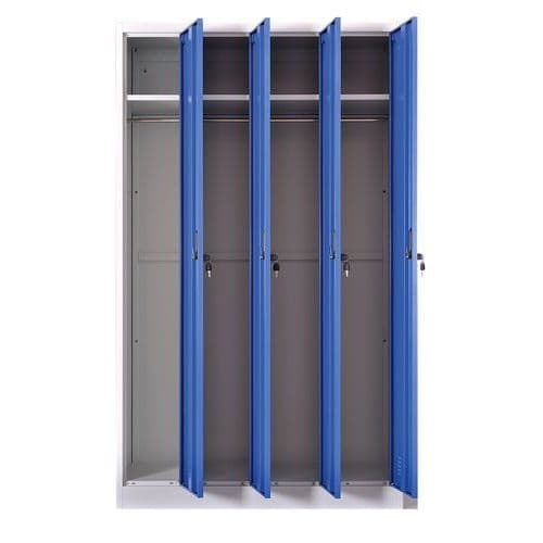 Clean industry locker - 1 to 4 columns - Assembly required - Manutan Expert