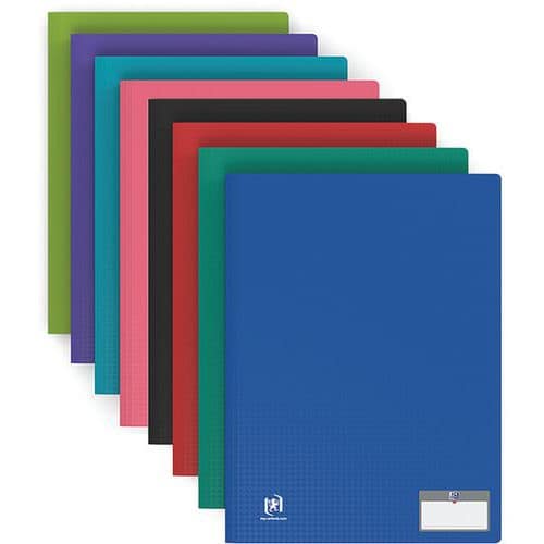 Memphis A4 document wallet - 8 assorted colours
