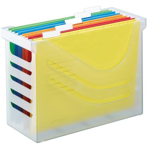 Box file with 5 suspension files