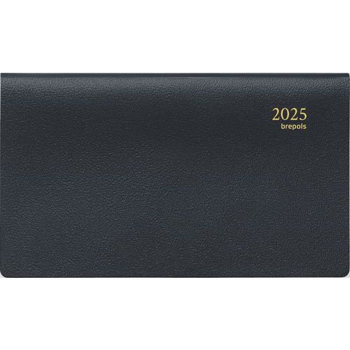 Omniplan black weekly diary - 16 x 10 cm - 2025