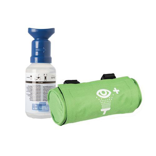 Portable eyewash kit - PLUM