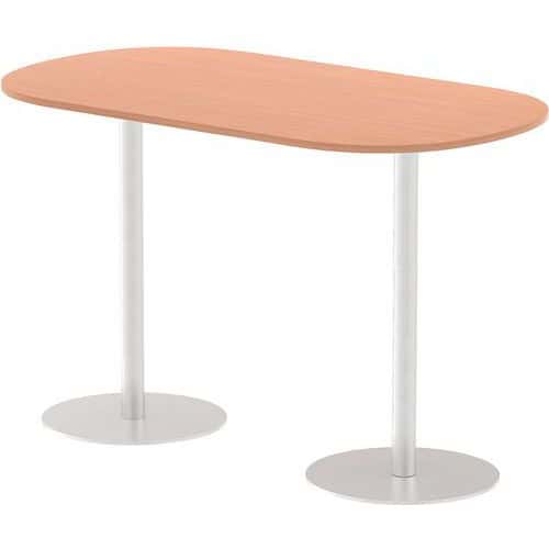 Long Bistro/Reception Tables - Large Round Bases - Italia Poseur