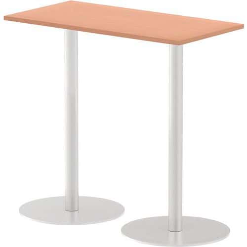 Rectangular High Meeting Tables In Italia Poseur Style