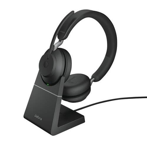 Evolve2 65 UC Duo USB-C wired headset + Link 380c + base - Jabra