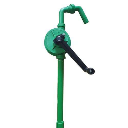 Rotary Hand Lever Pump With Steel Suction Tube - 60-200L Drums - Manutan Expert