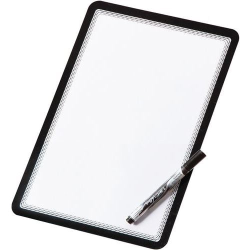 Magneto Dry Erase adhesive display frame pocket - Tarifold