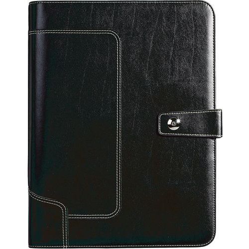 Style A4 conference folder, black - Sign