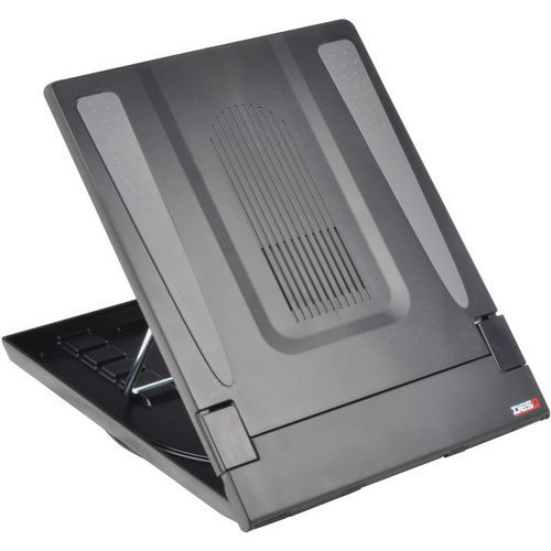 Laptop stand for 10–17-inch laptops with document holder - DESQ