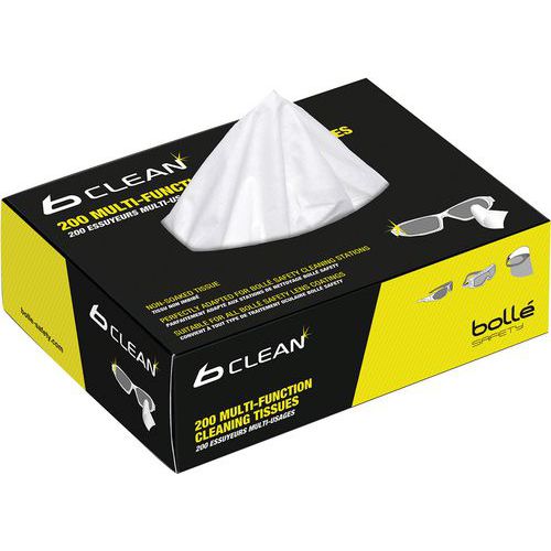 Cleaning wipes for glasses - Box of 200 - Bollé