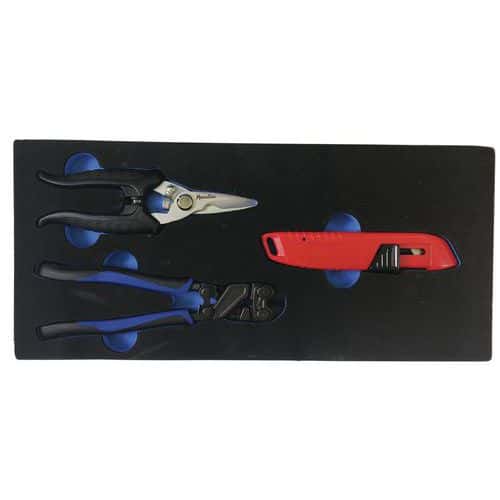 1/3 module with 3 cutting tools - Manutan Expert