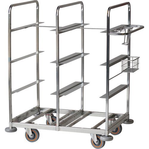 Picking Trolley with 8 Shelves for Warehouse and Retail Use