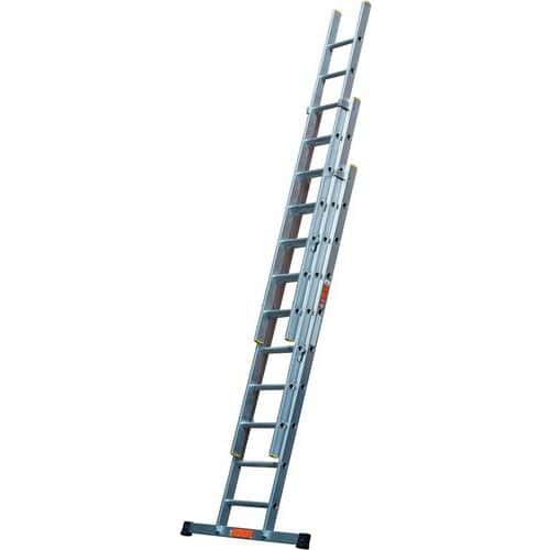 Triple Telescopic Extension Aluminium Ladders With Stabiliser Bar